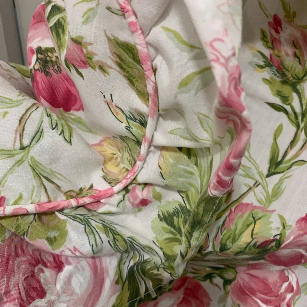 Vintage Floral Ruffled sham